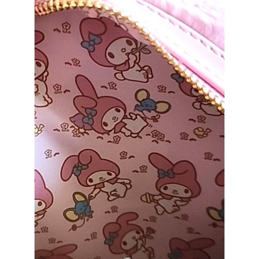NWT Sanrio Loungefly Exclusive My Melody Plush Cosplay Mini Backpack - Picture 7 of 7